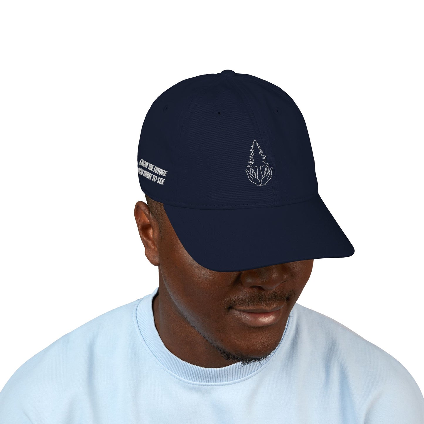 Organic Baseball Cap (Embroidery)